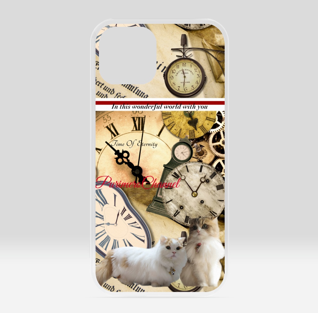 ぷりめろiPhoneケースクリア「Time Of Eternity」iPhone13/13Pro/13ProMAX ※13シリーズ以下ご相談下さい💕