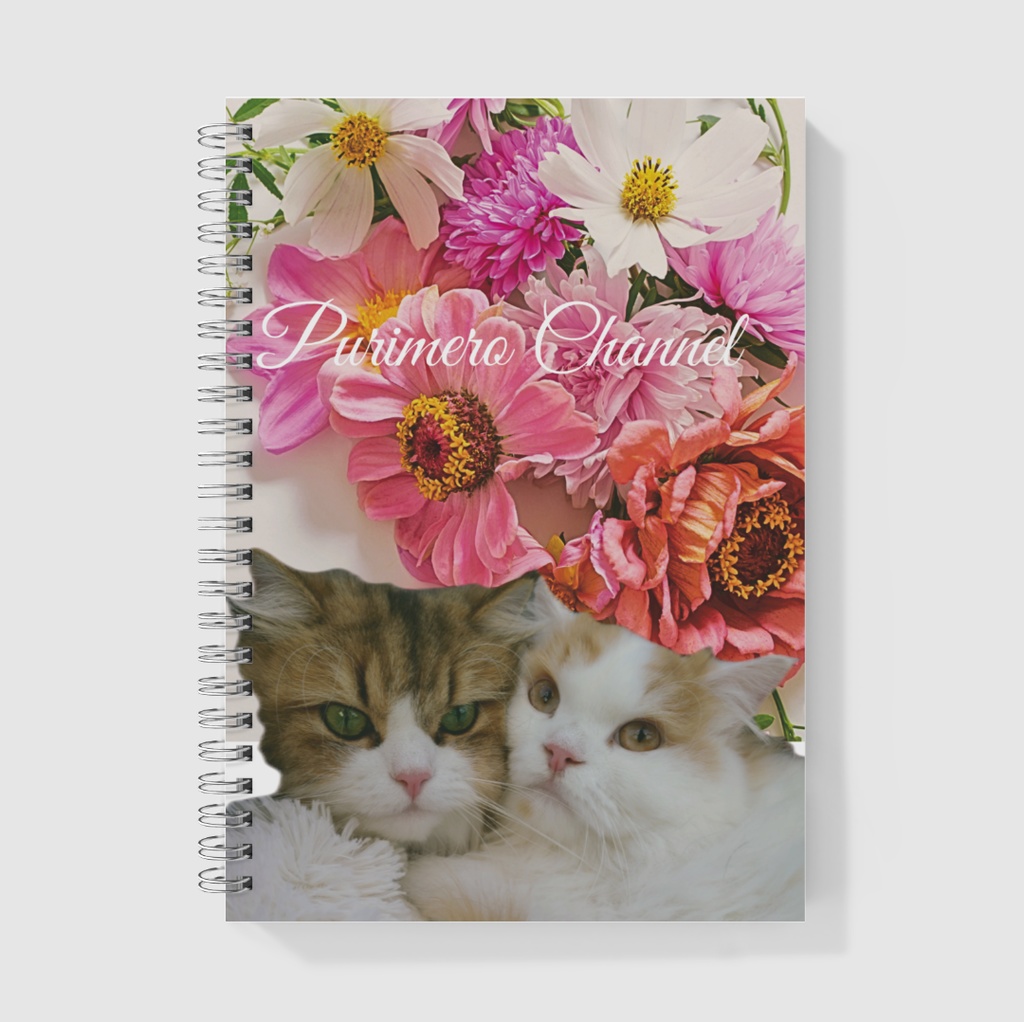 ぷりめろリングノート「Floral ♥Shower in PURIMERO」サイズ2展開:B5サイズ/A5サイズ