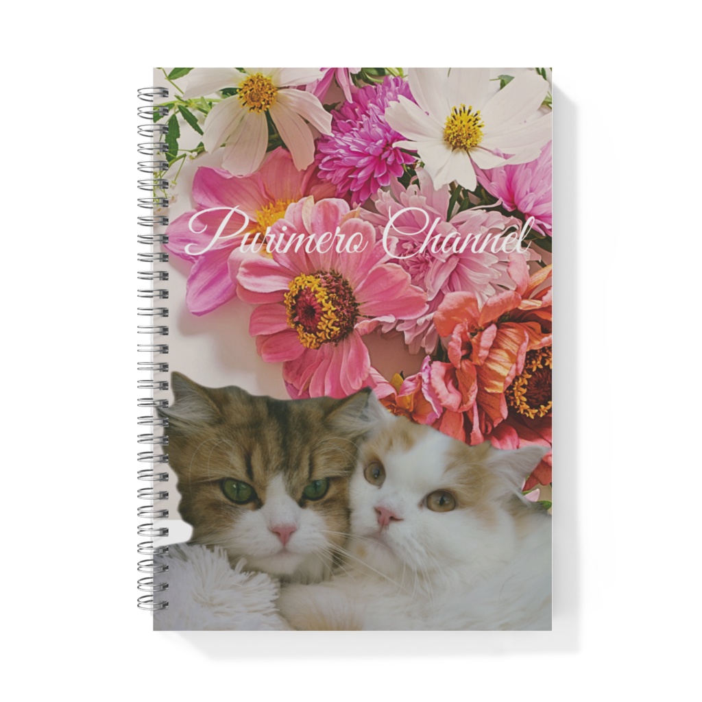 ぷりめろリングノート「Floral ♥Shower in PURIMERO」サイズ2展開:B5サイズ/A5サイズ