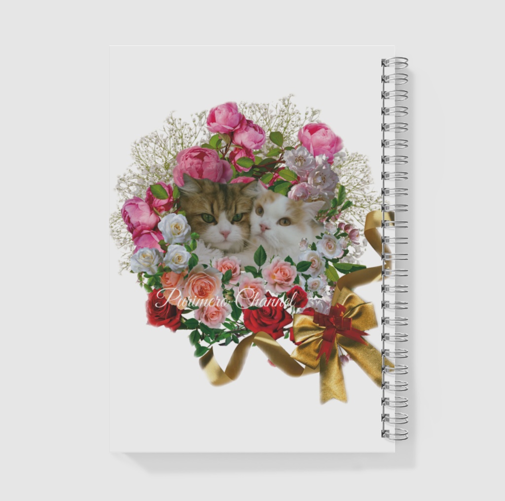ぷりめろリングノート「Floral ♥Shower in PURIMERO」サイズ2展開:B5サイズ/A5サイズ