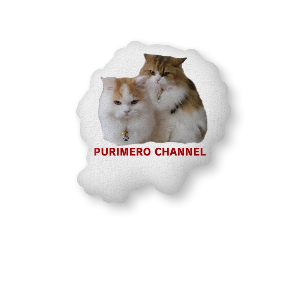 ぷりめろふかふかクッション大 「Floral ♥Shower in PURIMERO」