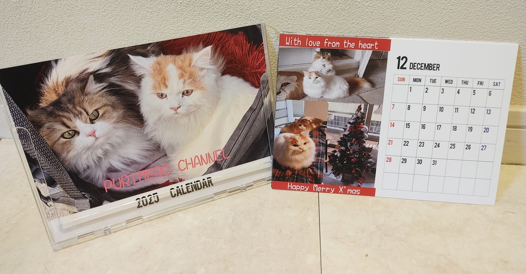 ぷりめろ卓上カレンダー2025'「癒しがいっぱい♥SPECIALカレンダー2025'」