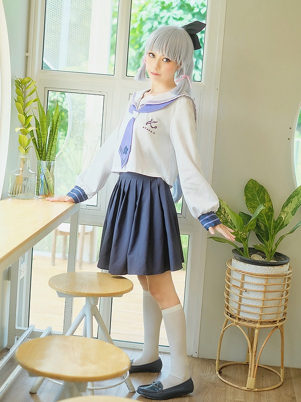 Genshin Impact - Ayaka JK ver. チェキ