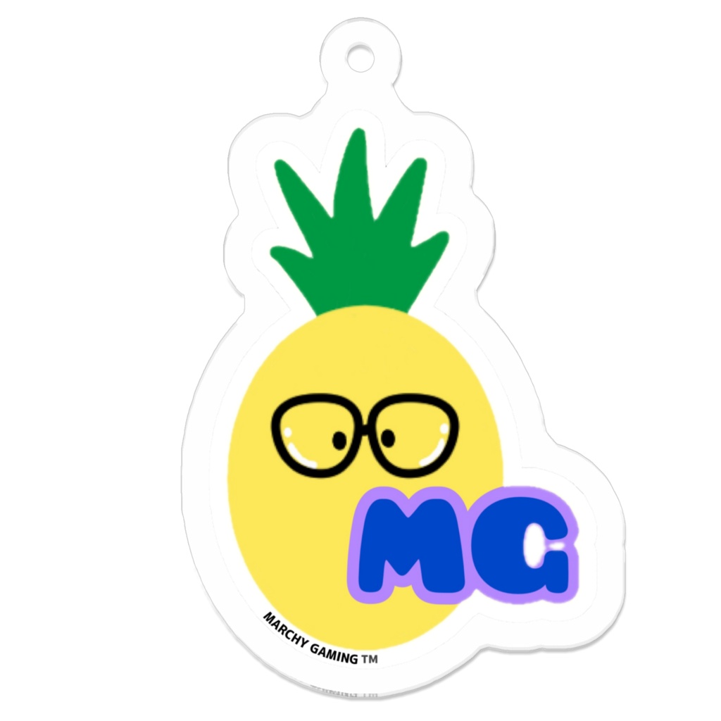 アクリルキーホルダー マーチィゲーミングロゴ(ぱいなっぷる)