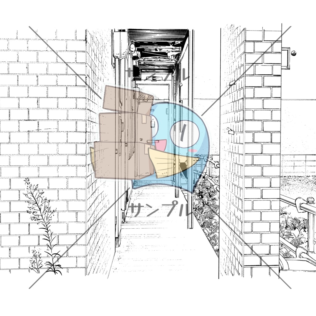 漫画背景素材②