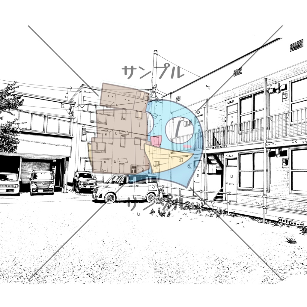 漫画背景素材②