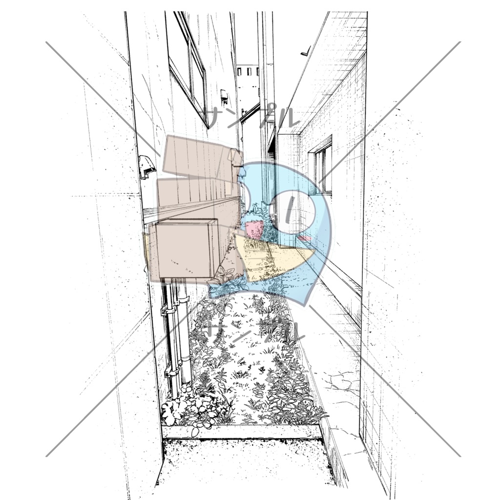 漫画背景素材③