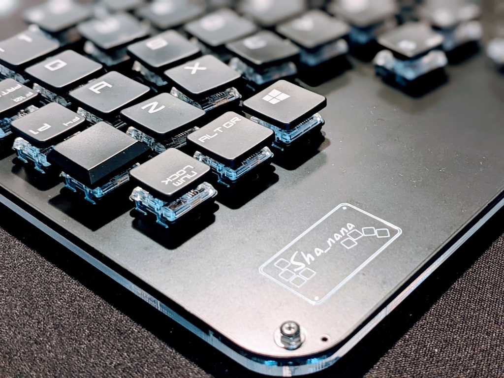 Sha_nana (自作キーボードキット)