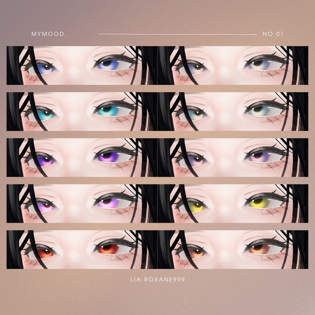 【森羅 Shinra】𝚖𝚢𝚖.𝟶𝟷 EYES+MAKEUP texture