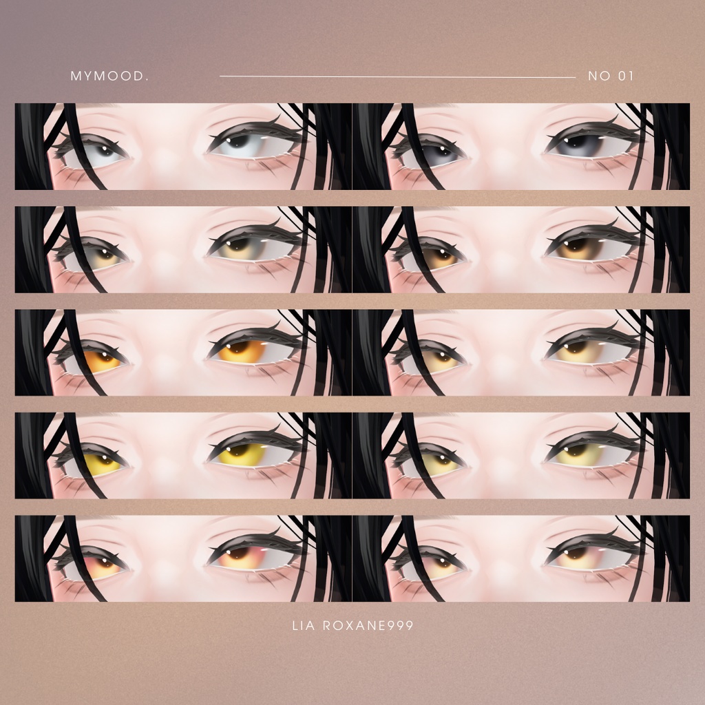 【森羅 Shinra】𝚖𝚢𝚖.𝟶𝟷 EYES+MAKEUP texture