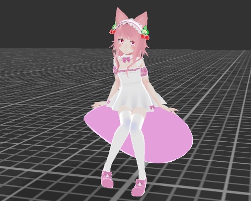 無料 VRChat Avatar3.0用AFKアニメーション　クッションは付きません