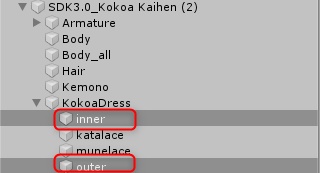 ここあ用フリルドレス