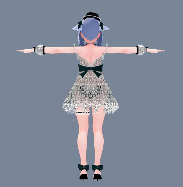 【50%OFF】桔梗用フリルドレス フルセット版 ( Frilled Dress Full Set Version for Kikyo )