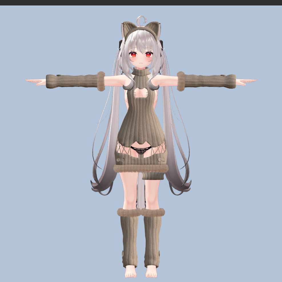 【50%OFF】舞夜用どーていをXXするねこセーター ( Dotei Cat Sweater for Maya )