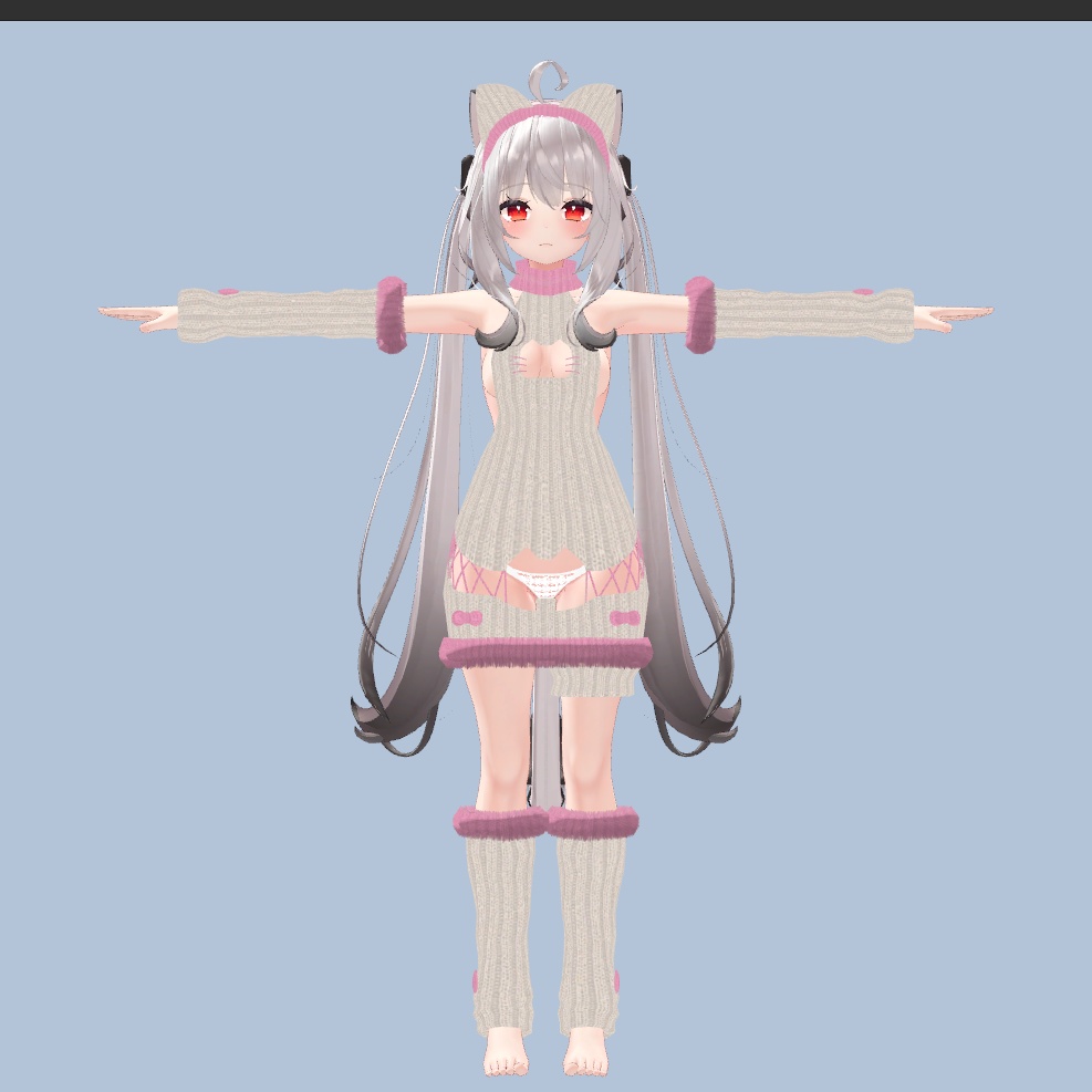 【50%OFF】舞夜用どーていをXXするねこセーター ( Dotei Cat Sweater for Maya )