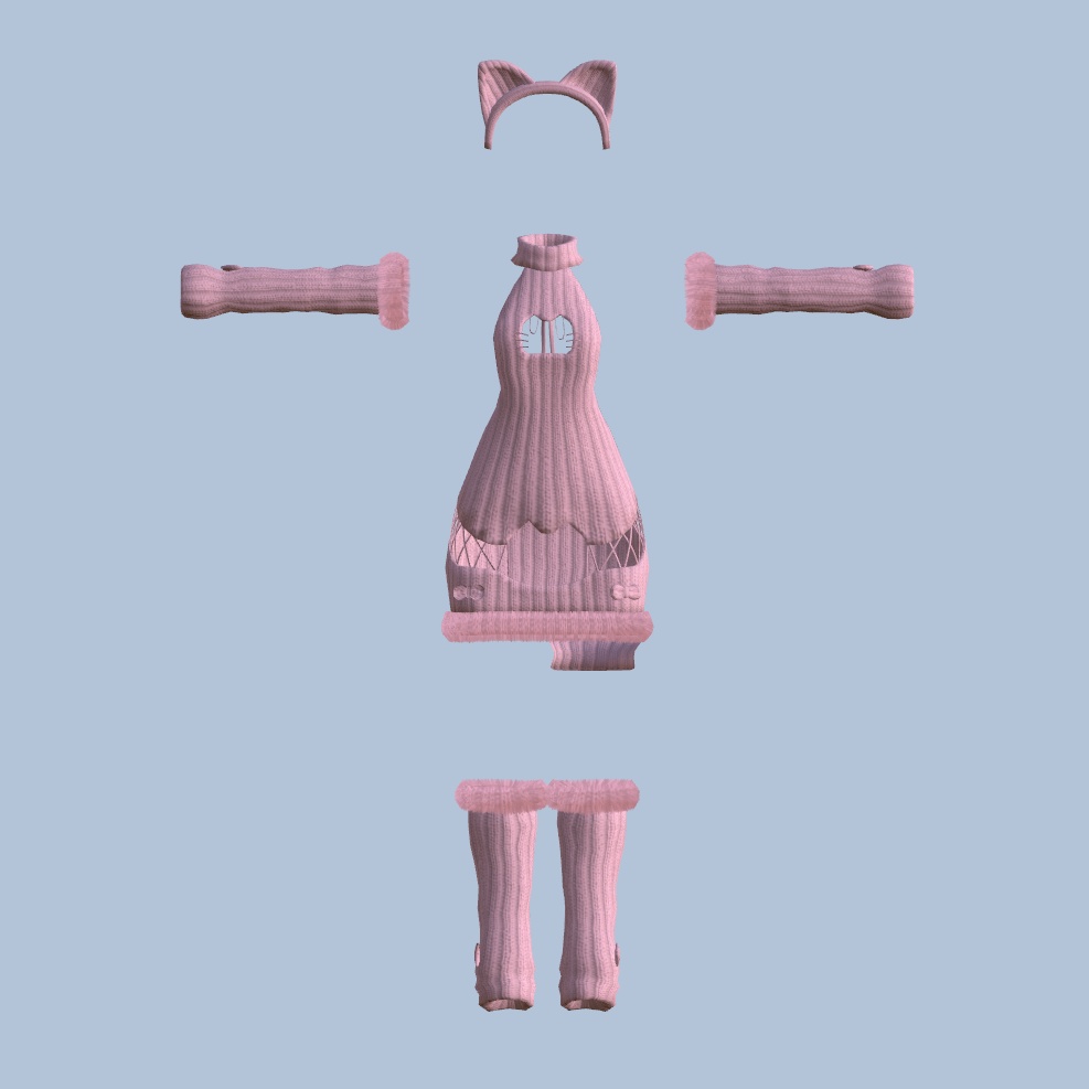 【50%OFF】舞夜用どーていをXXするねこセーター ( Dotei Cat Sweater for Maya )