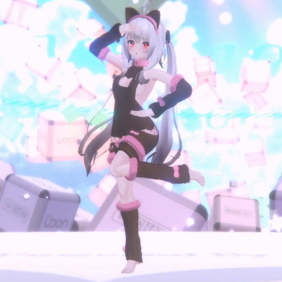 【50%OFF】舞夜用どーていをXXするねこセーター ( Dotei Cat Sweater for Maya )