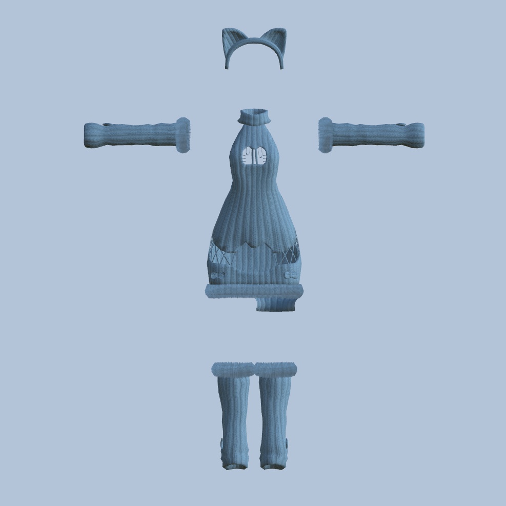 【50%OFF】舞夜用どーていをXXするねこセーター ( Dotei Cat Sweater for Maya )