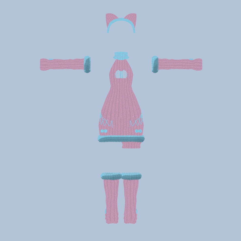 【50%OFF】めいゆん用どーていをXXするねこセーター( Dotei Cat Sweater for Meiyun )