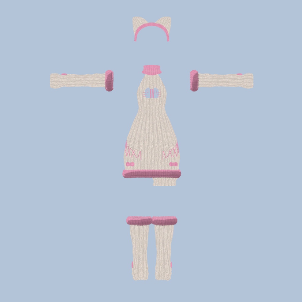 【50%OFF】カリン用どーていをXXするねこセーター ( Dotei Cat Sweater for Karin )