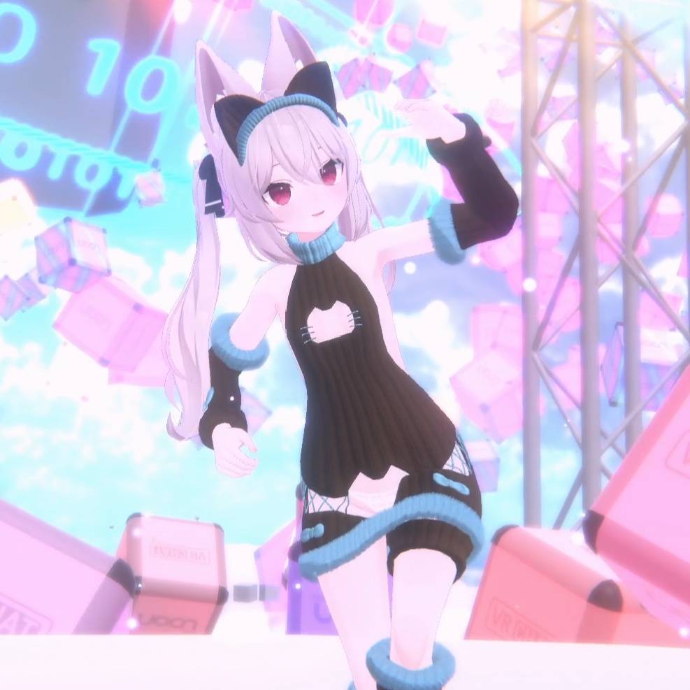 【50%OFF】カリン用どーていをXXするねこセーター ( Dotei Cat Sweater for Karin )