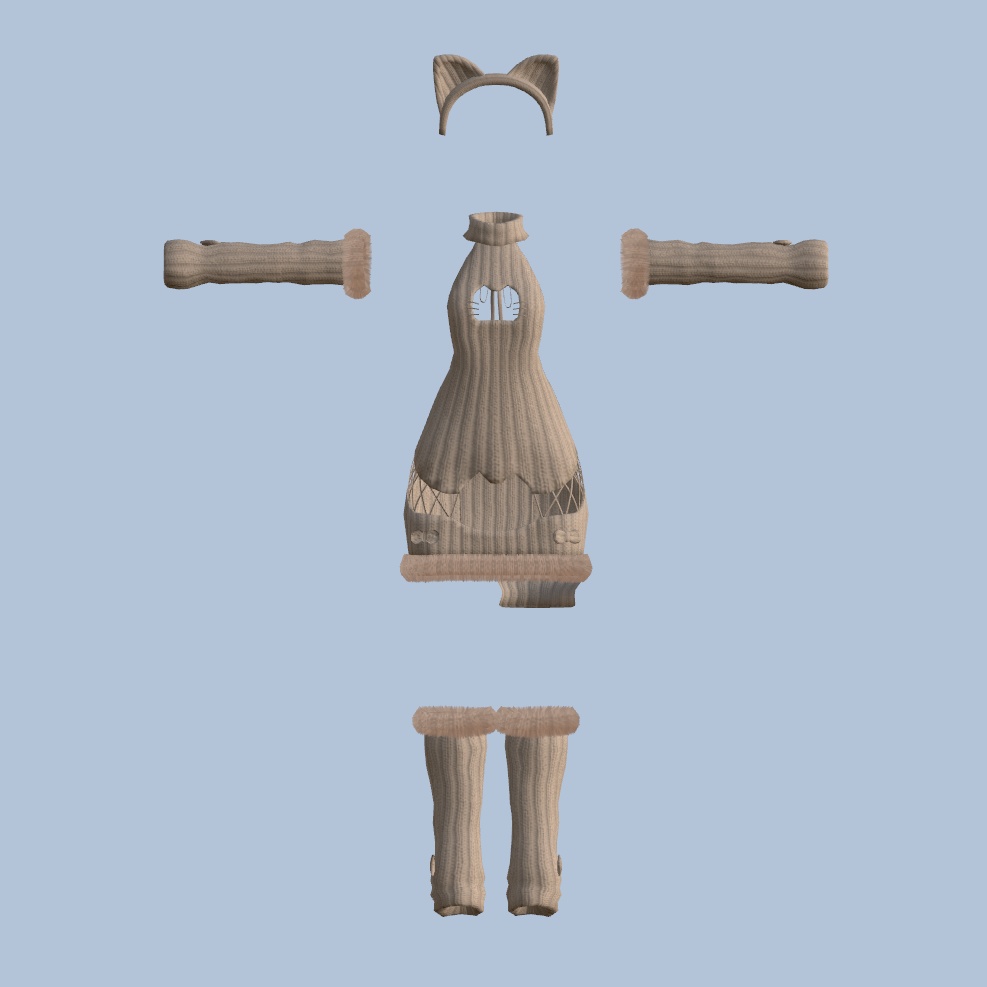 【50%OFF】カリン用どーていをXXするねこセーター ( Dotei Cat Sweater for Karin )