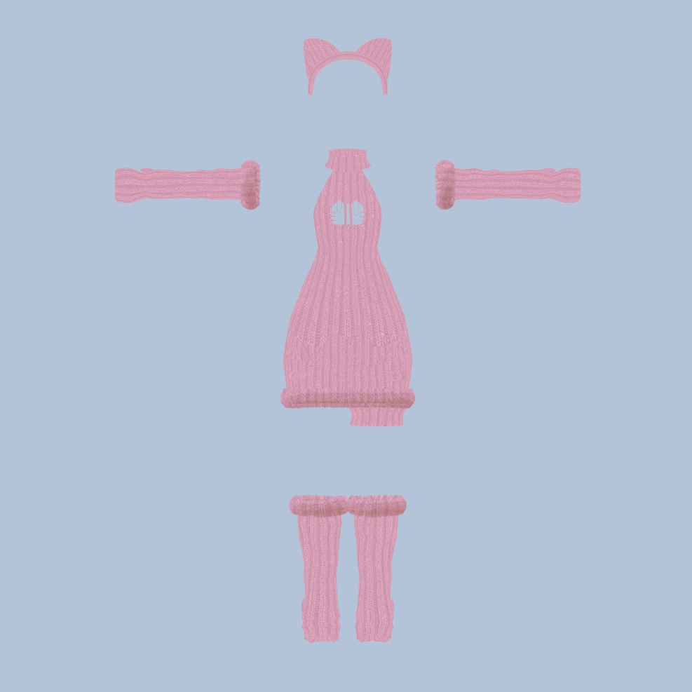 【50%OFF】カリン用どーていをXXするねこセーター ( Dotei Cat Sweater for Karin )