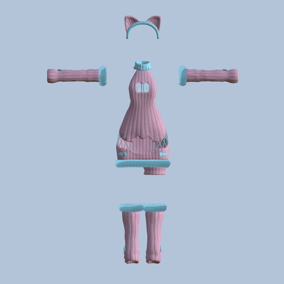 【50%OFF】カリン用どーていをXXするねこセーター ( Dotei Cat Sweater for Karin )