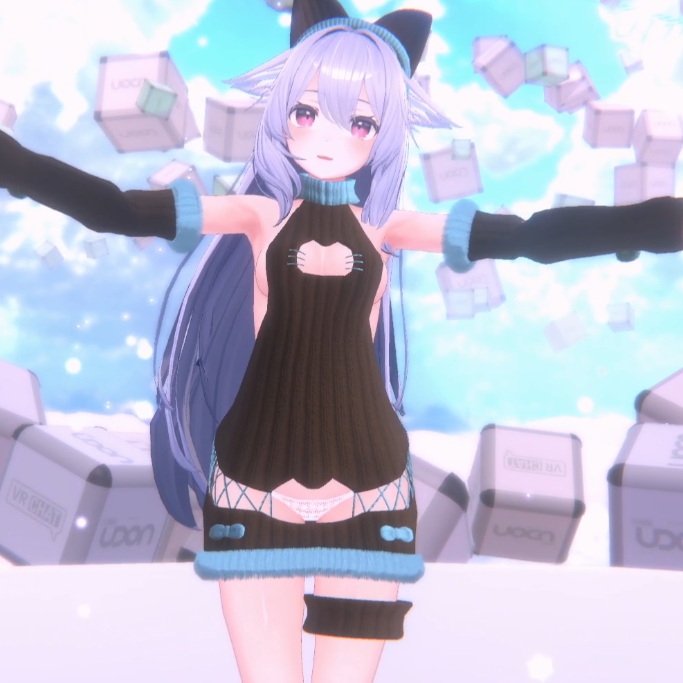 【50%OFF】桔梗用どーていをXXするねこセーター (Dotei Cat Sweater for Kikyo)