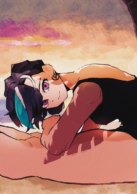 🏖️🩵 輪堂千速イラスト"高画質未統合PSDデータ