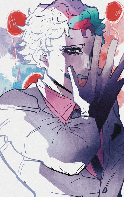🎈🎈ジョー・カーイラスト”高画質未統合PSDデータ