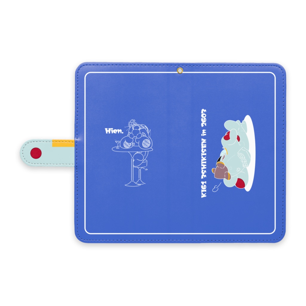 もちもち三式戦の手帳型ケース