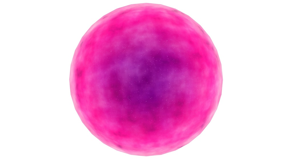 桃紫の星空