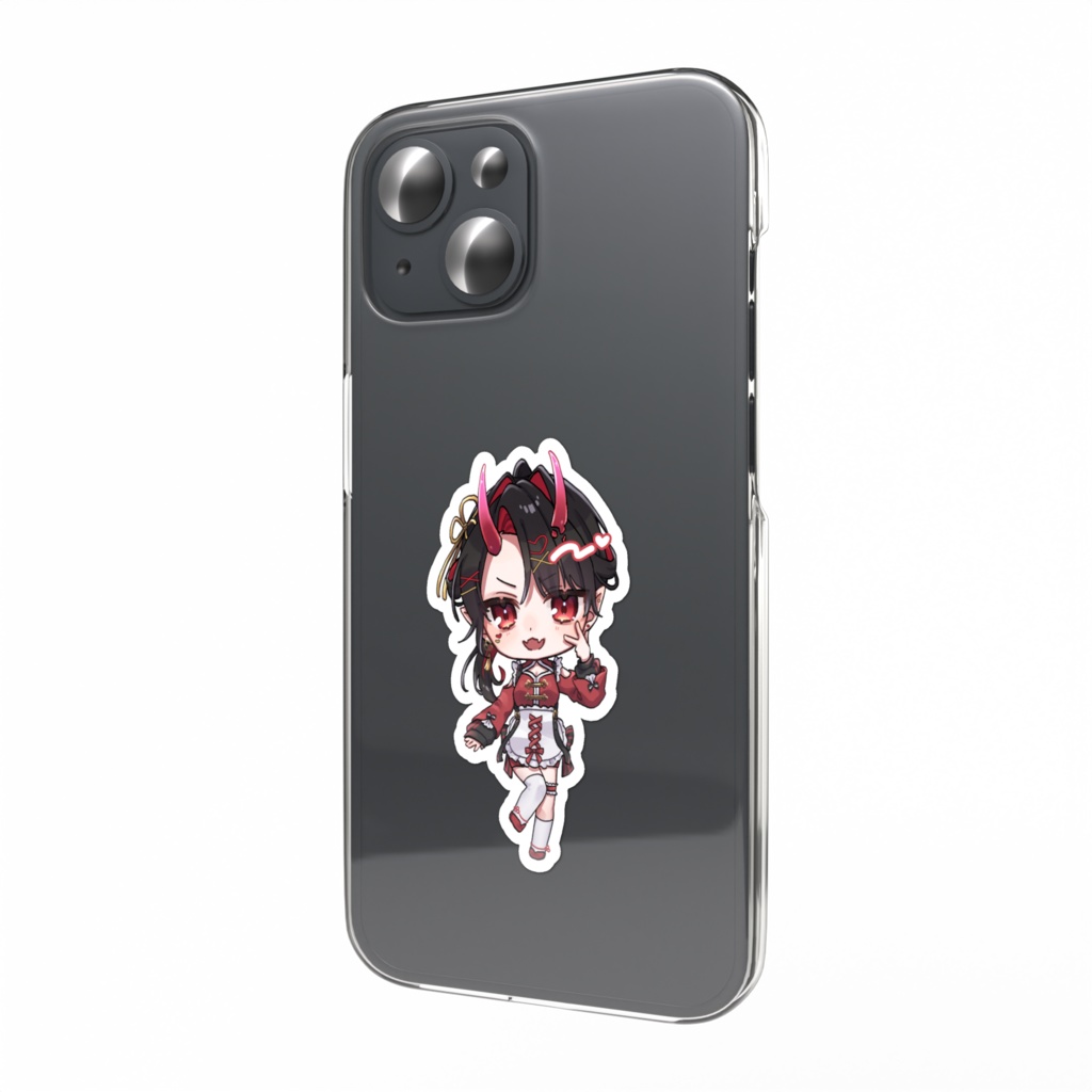 前鬼ちゃんチャイナメイドステッカー