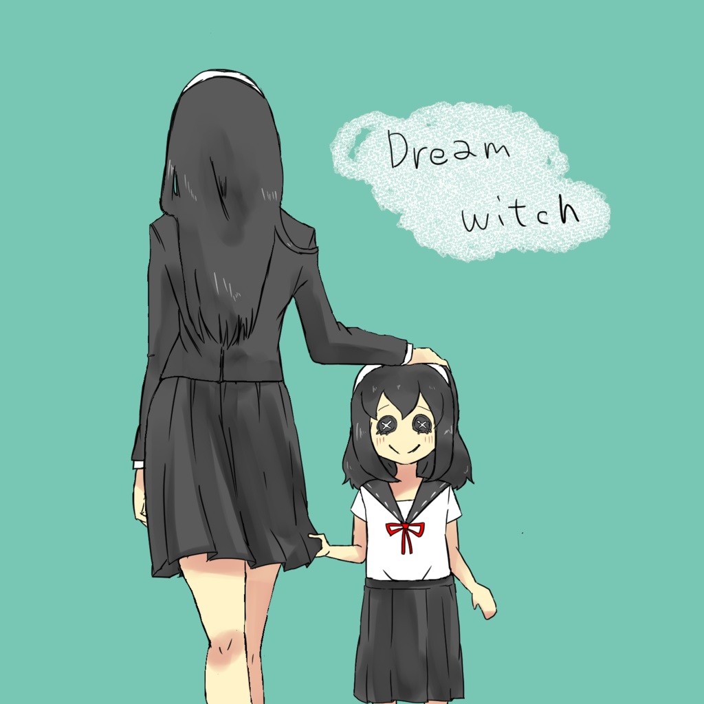 富江さま衣装の夢魔女バッジ