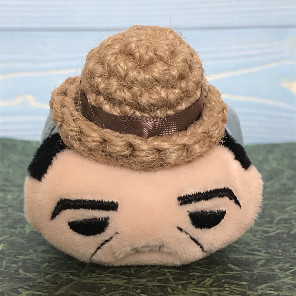 のるさん夏帽子(茶系/茶色リボン)