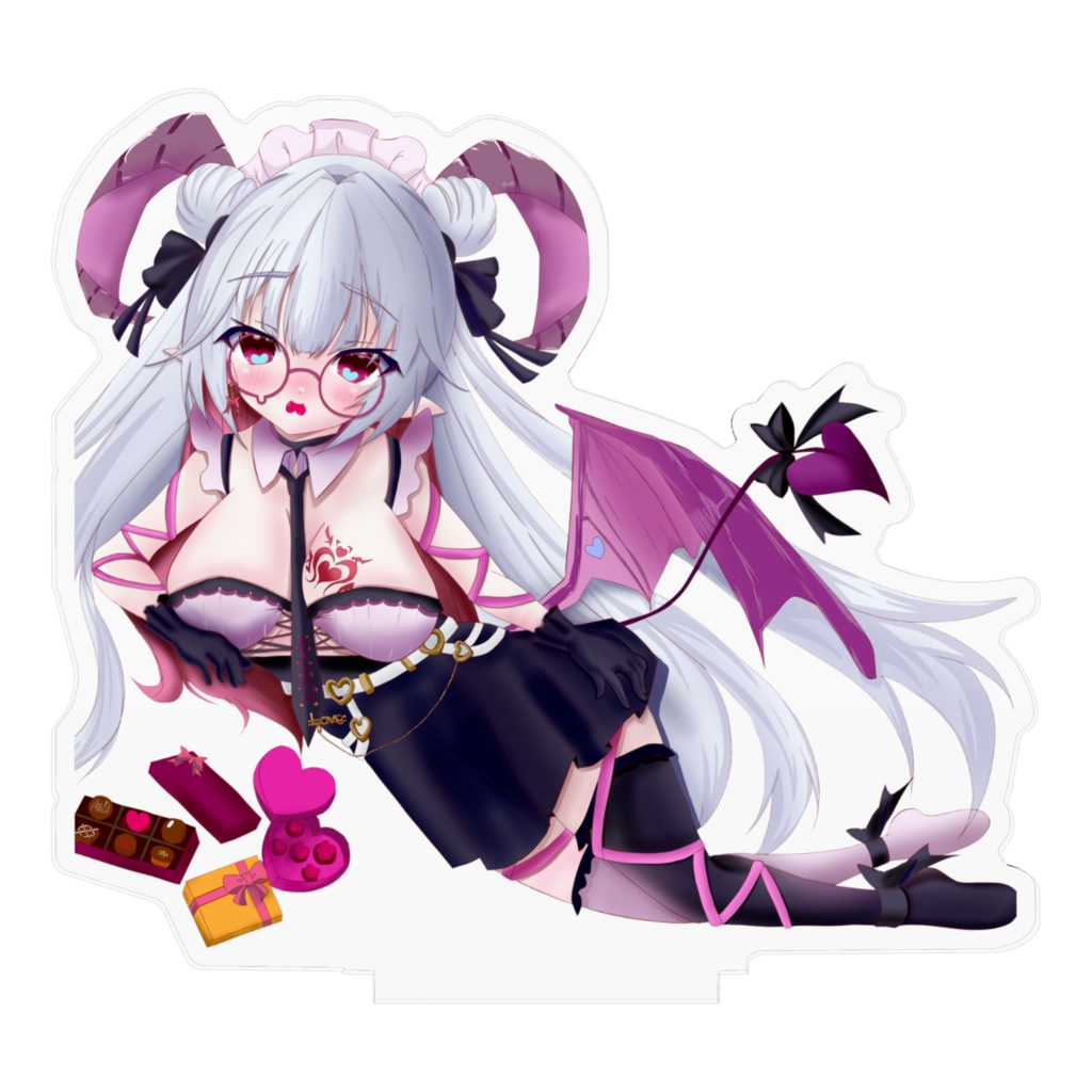 癒魔ミュアちゃん アクリルスタンド(バレンタインVer.)