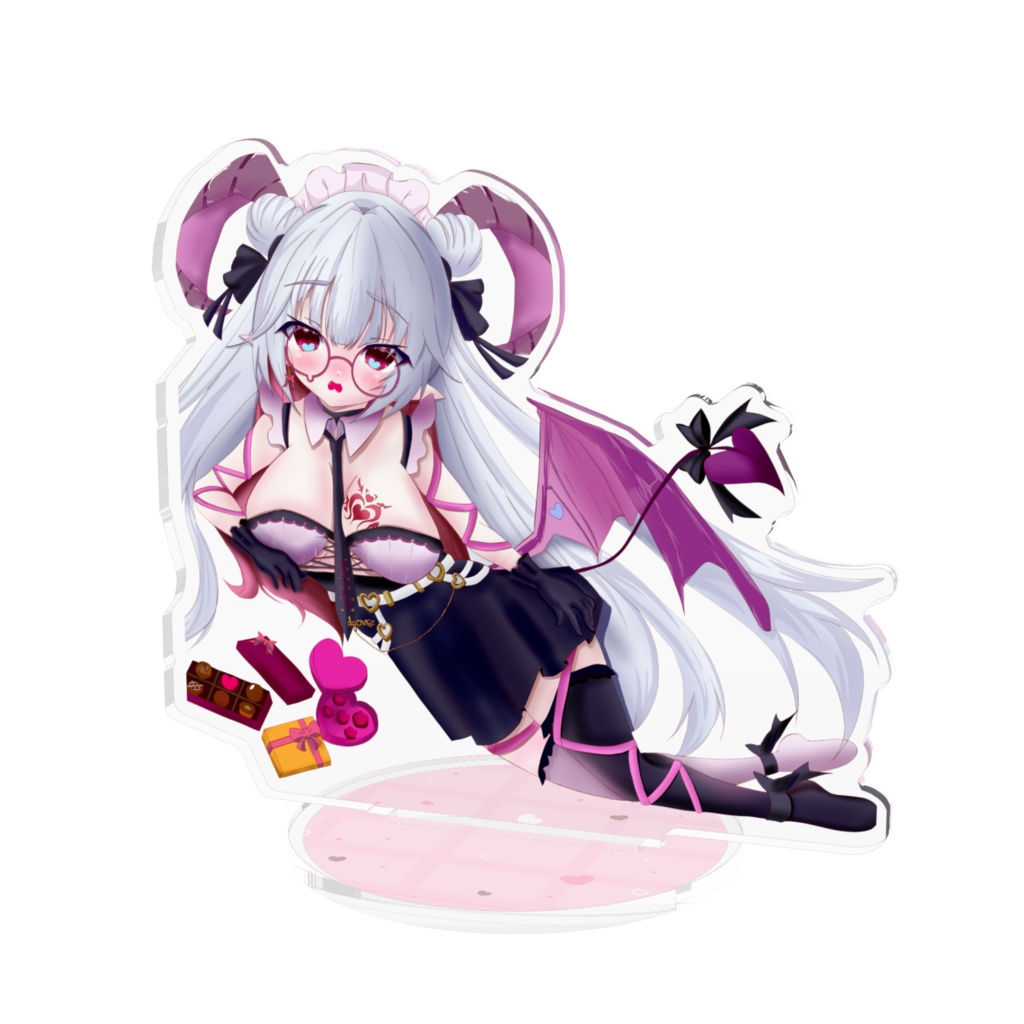 癒魔ミュアちゃん　アクリルスタンド（バレンタインVer.）