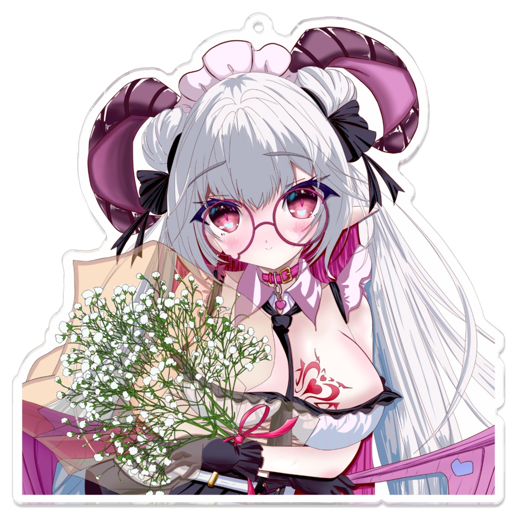 癒魔ミュアちゃんアクリルキーホルダー（お誕生日記念）