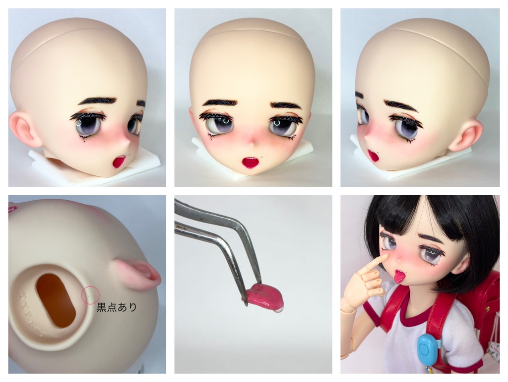 カスタムヘッド_angelphilia Tヘッド ホワイティ