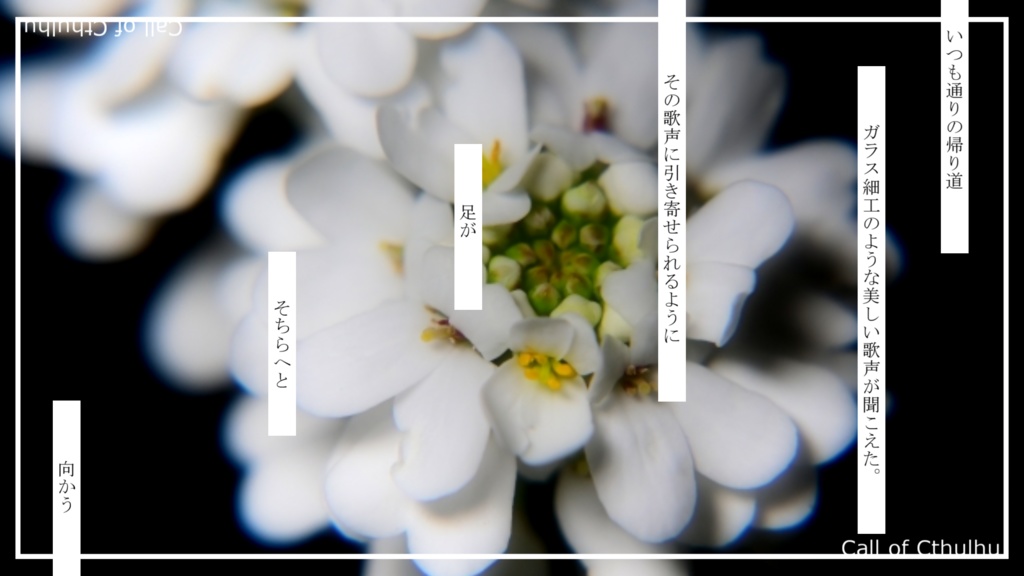 【CoCシナリオ】共犯者のイベリス【SPLL:E191533】