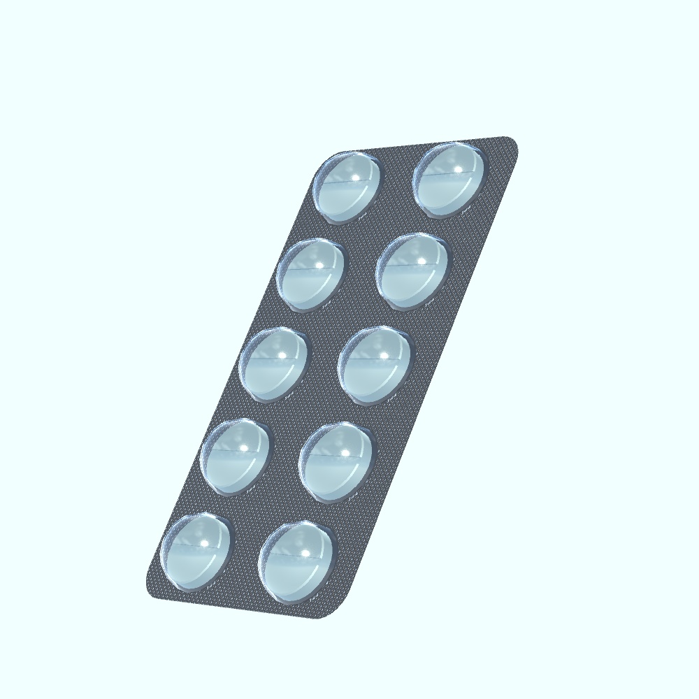 【3Dモデル・VRChat想定】カプセル_薬(錠剤追加)