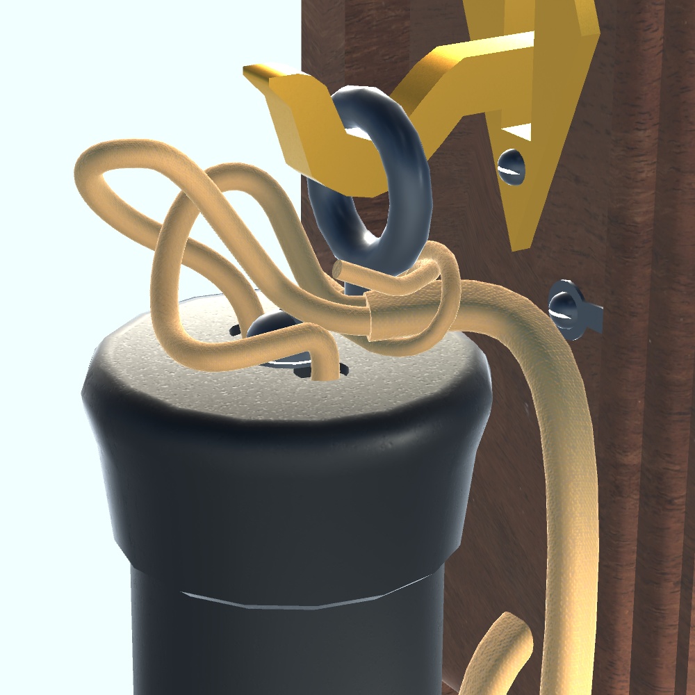 【3Dモデル・VRChat想定】レトロ電話機2