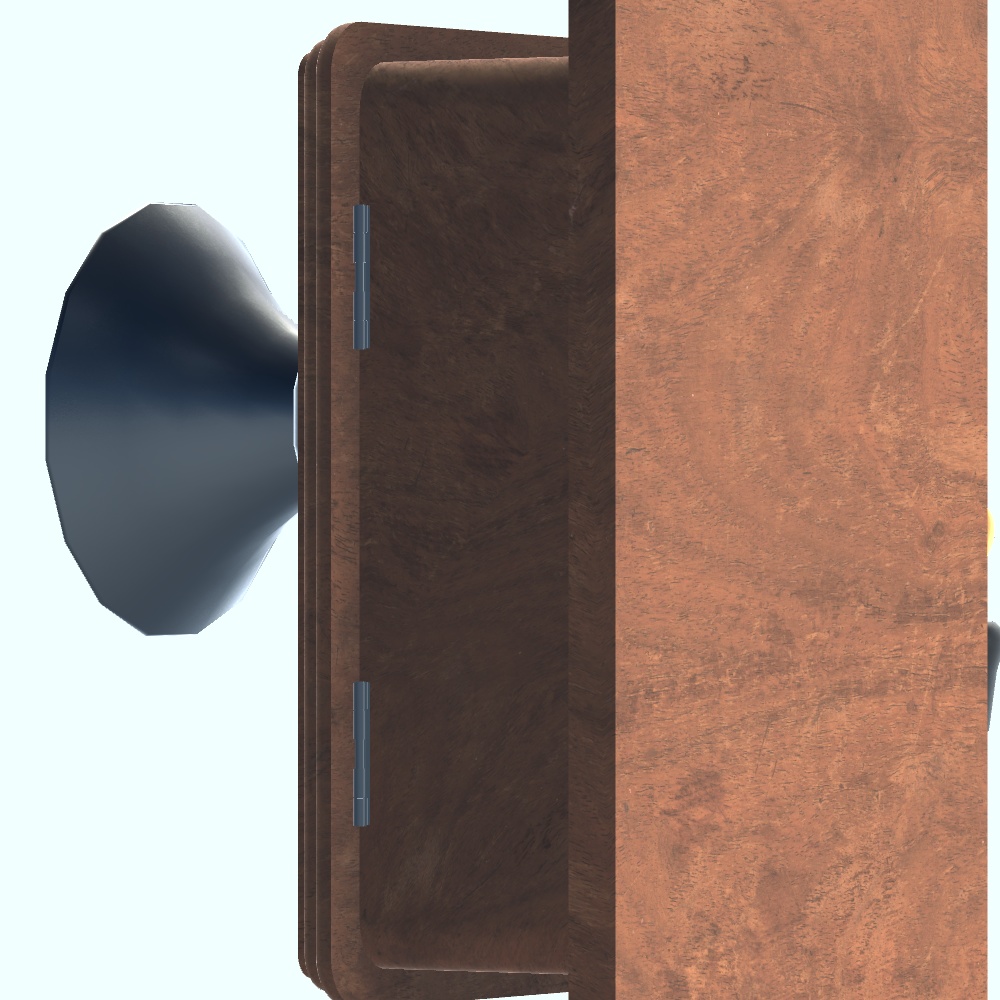 【3Dモデル・VRChat想定】レトロ電話機2