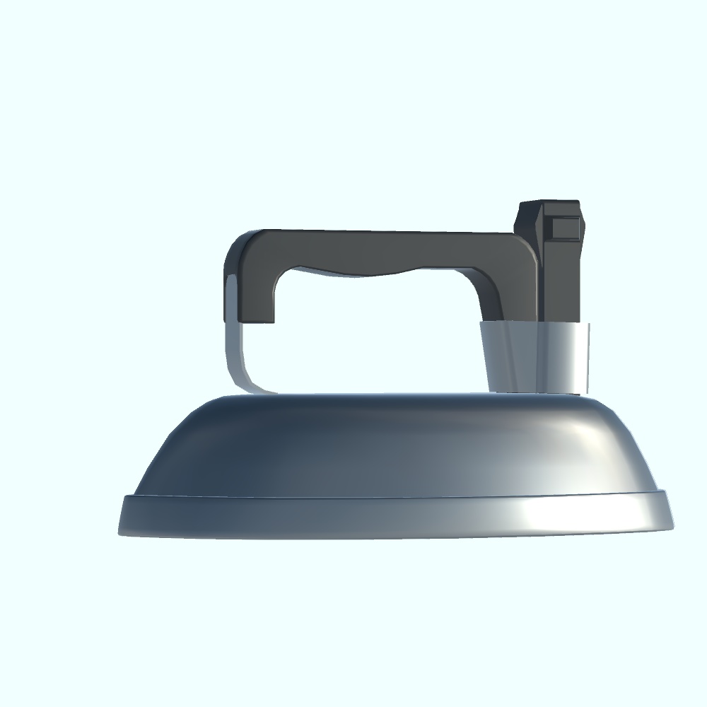 【3Dモデル・VRChat想定】アイロン