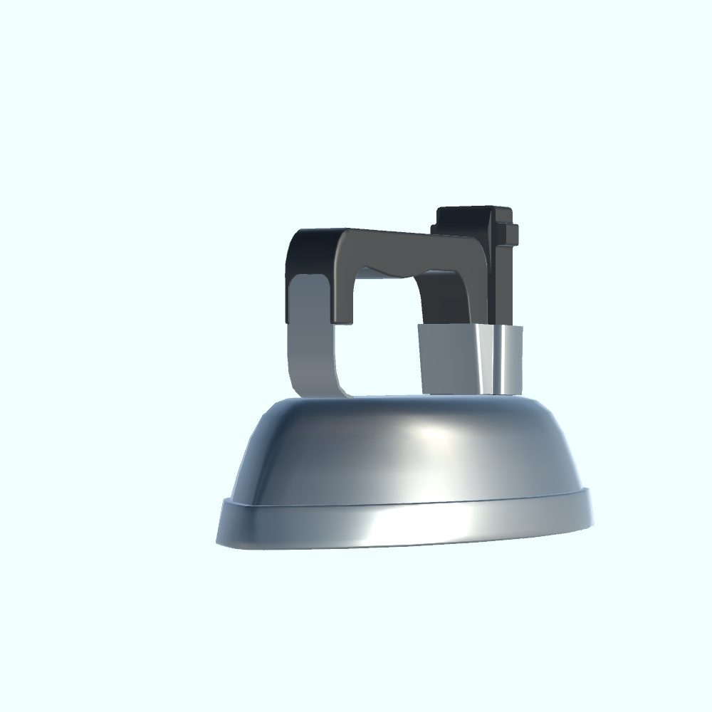 【3Dモデル・VRChat想定】アイロン