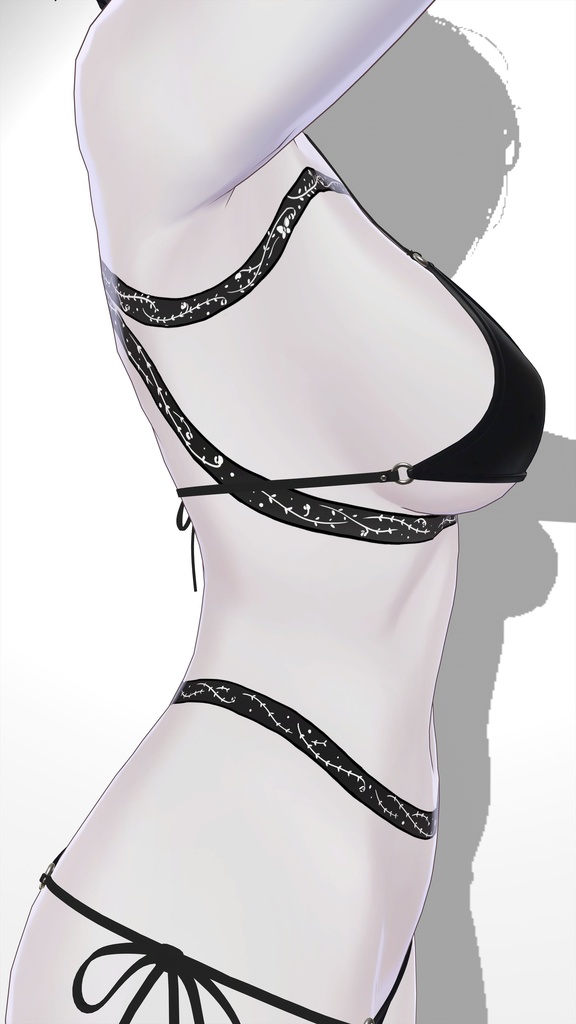 タトゥーテクスチャ03『Ribbon』(Lasyusha対応)