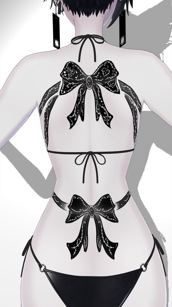 タトゥーテクスチャ03『Ribbon』(Lasyusha対応)