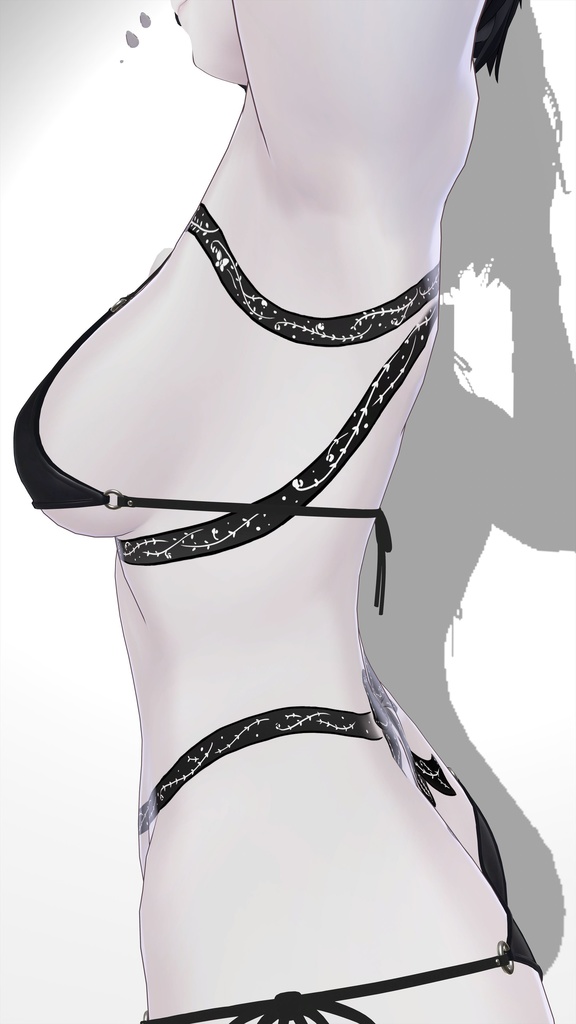 タトゥーテクスチャ03『Ribbon』(Lasyusha対応)