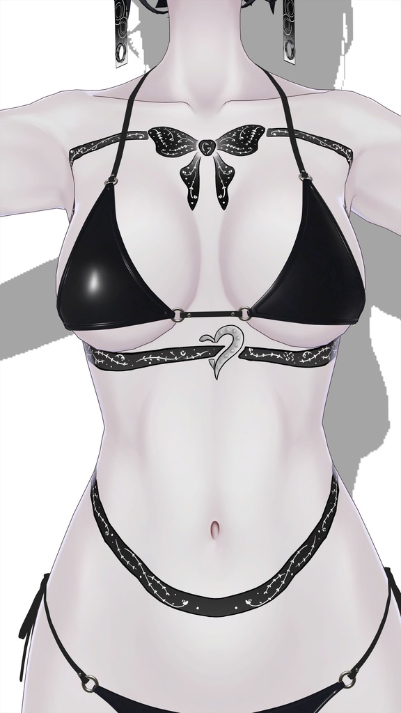 タトゥーテクスチャ03『Ribbon』(Lasyusha対応)